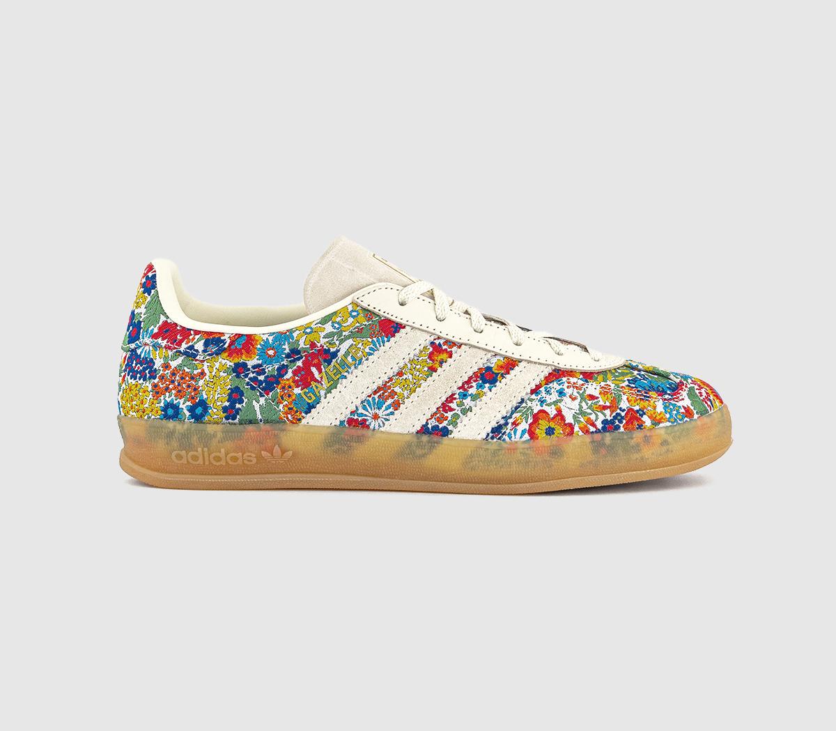 adidasadidas x Liberty London Gazelle Indoor Trainers adidasadidas x Liberty London Gazelle Indoor TrainersFlower Offwhite Gum