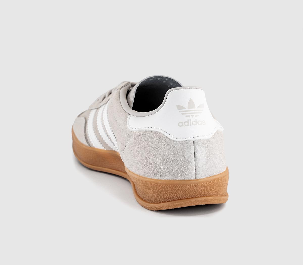 adidasGazelle Indoor TrainersChalk Pearl White Gum