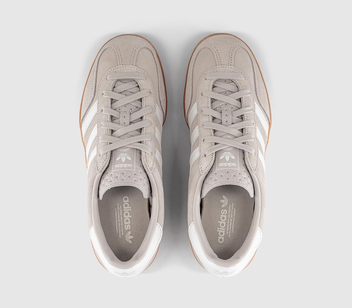 adidasGazelle Indoor TrainersChalk Pearl White Gum