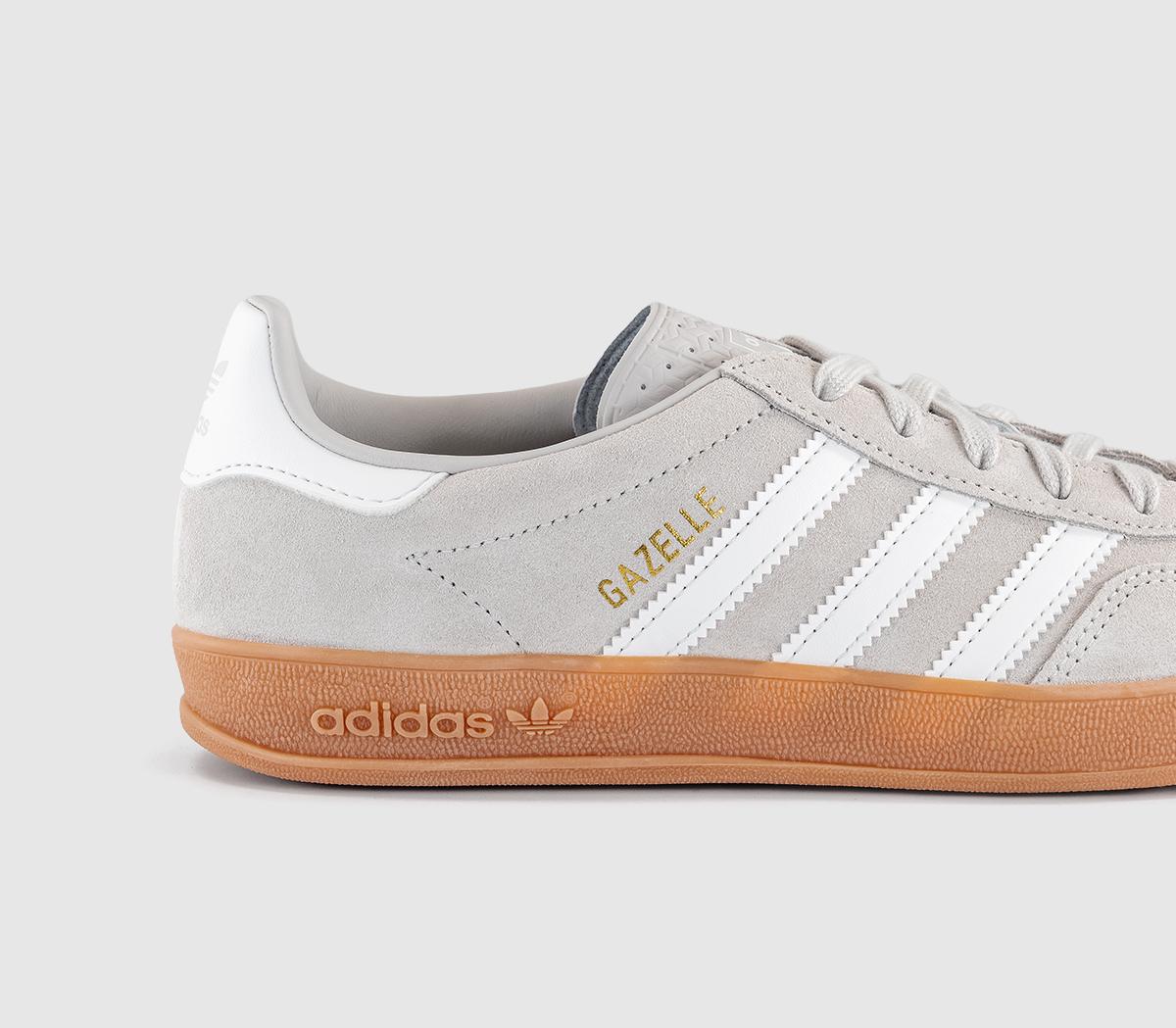 adidasGazelle Indoor TrainersChalk Pearl White Gum