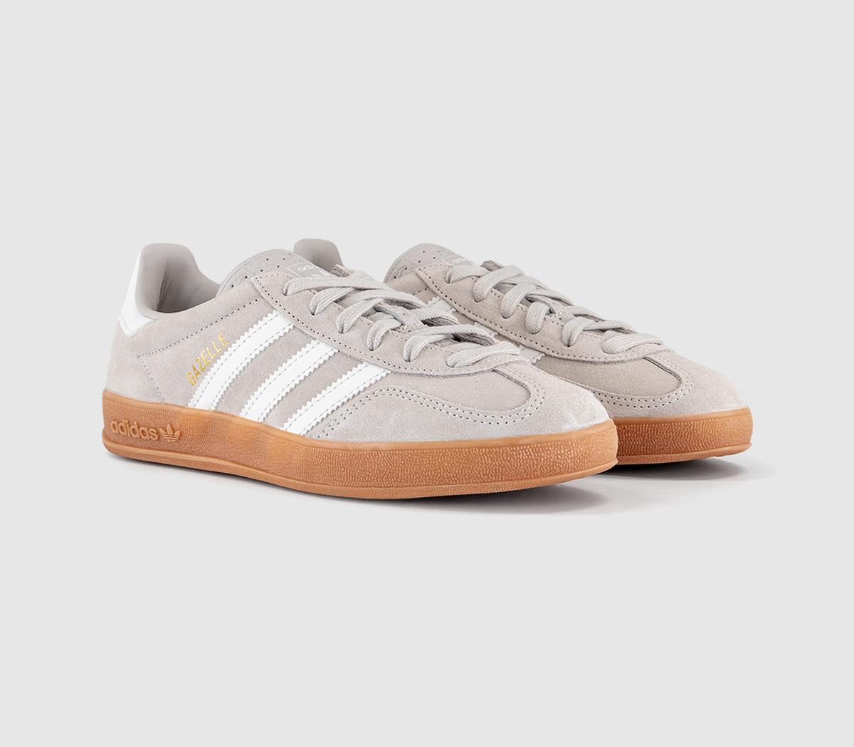 adidasGazelle Indoor TrainersChalk Pearl White Gum