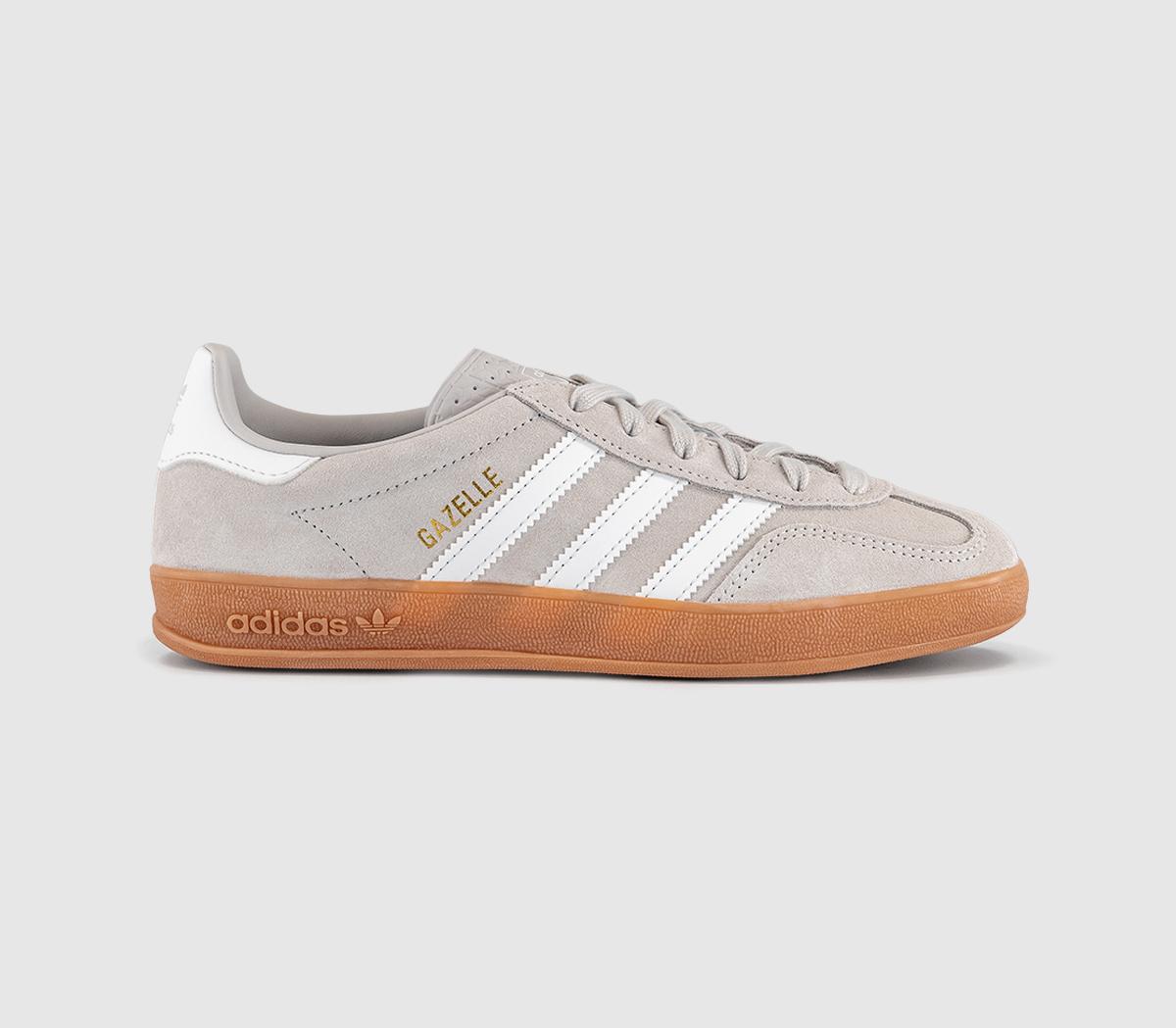 adidasGazelle Indoor TrainersChalk Pearl White Gum