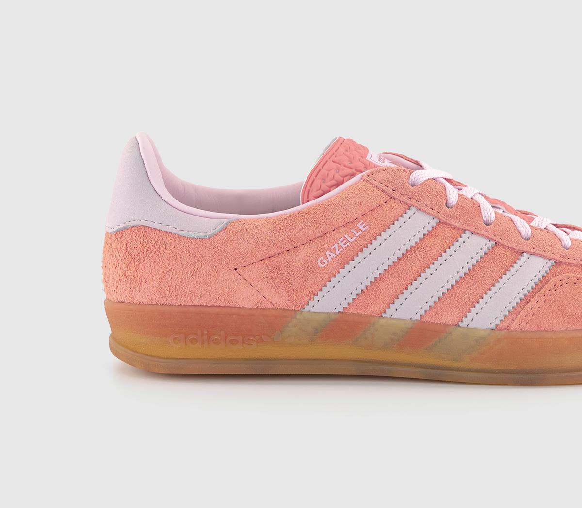 adidas Gazelle Indoor Trainers Wonder Clay Clear Pink Gum - Women's ...