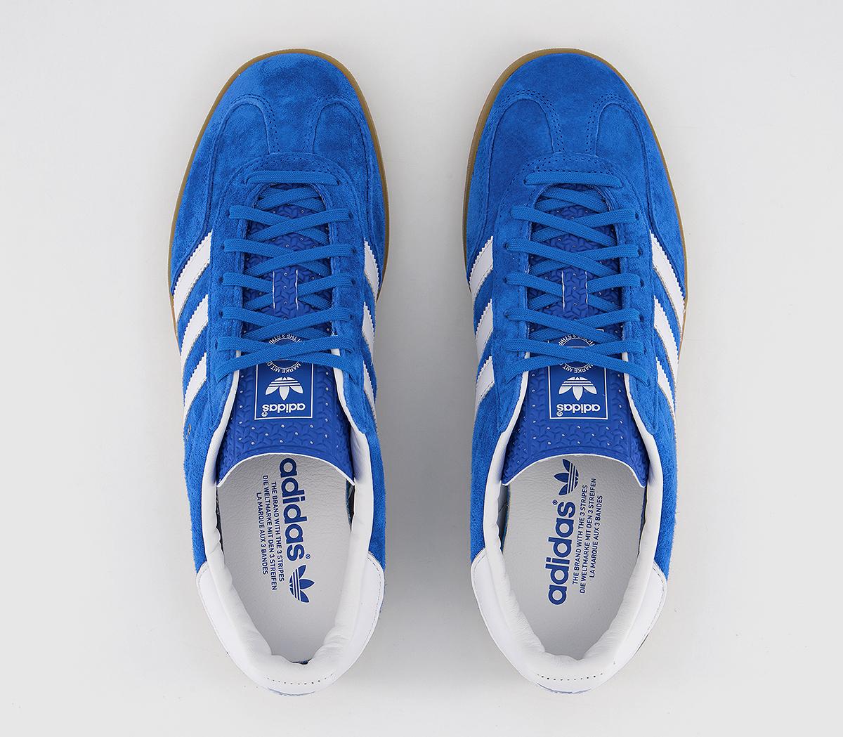 adidasGazelle Indoor TrainersBlue White Gum