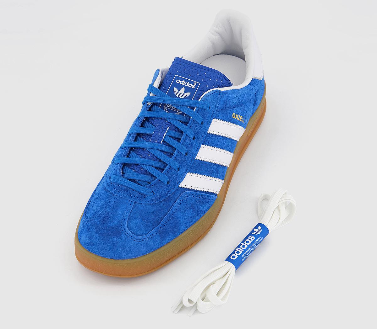 adidas Gazelle Indoor Trainers adidas Gazelle Indoor Trainers Blue White Gum