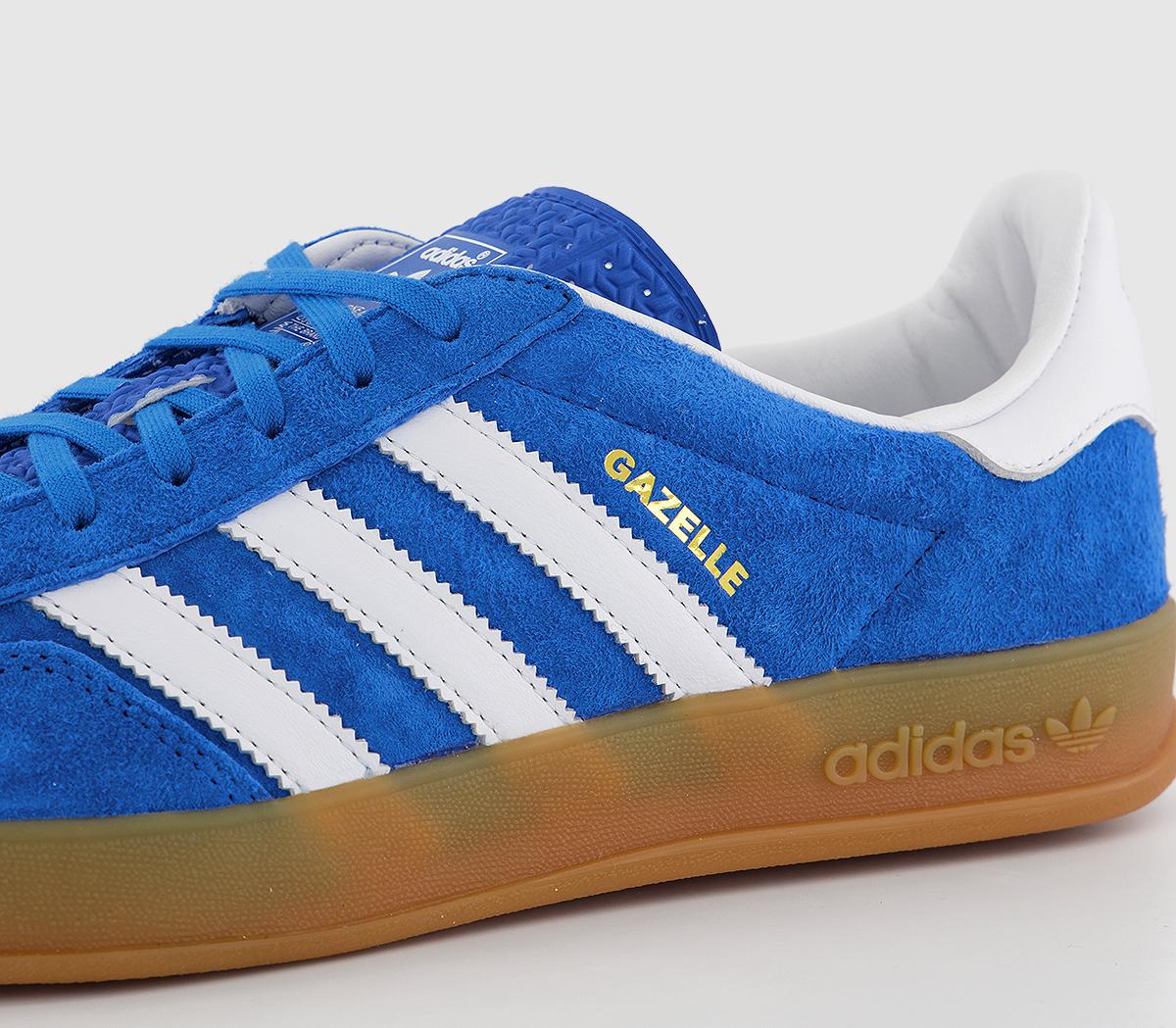 adidasGazelle Indoor TrainersBlue White Gum