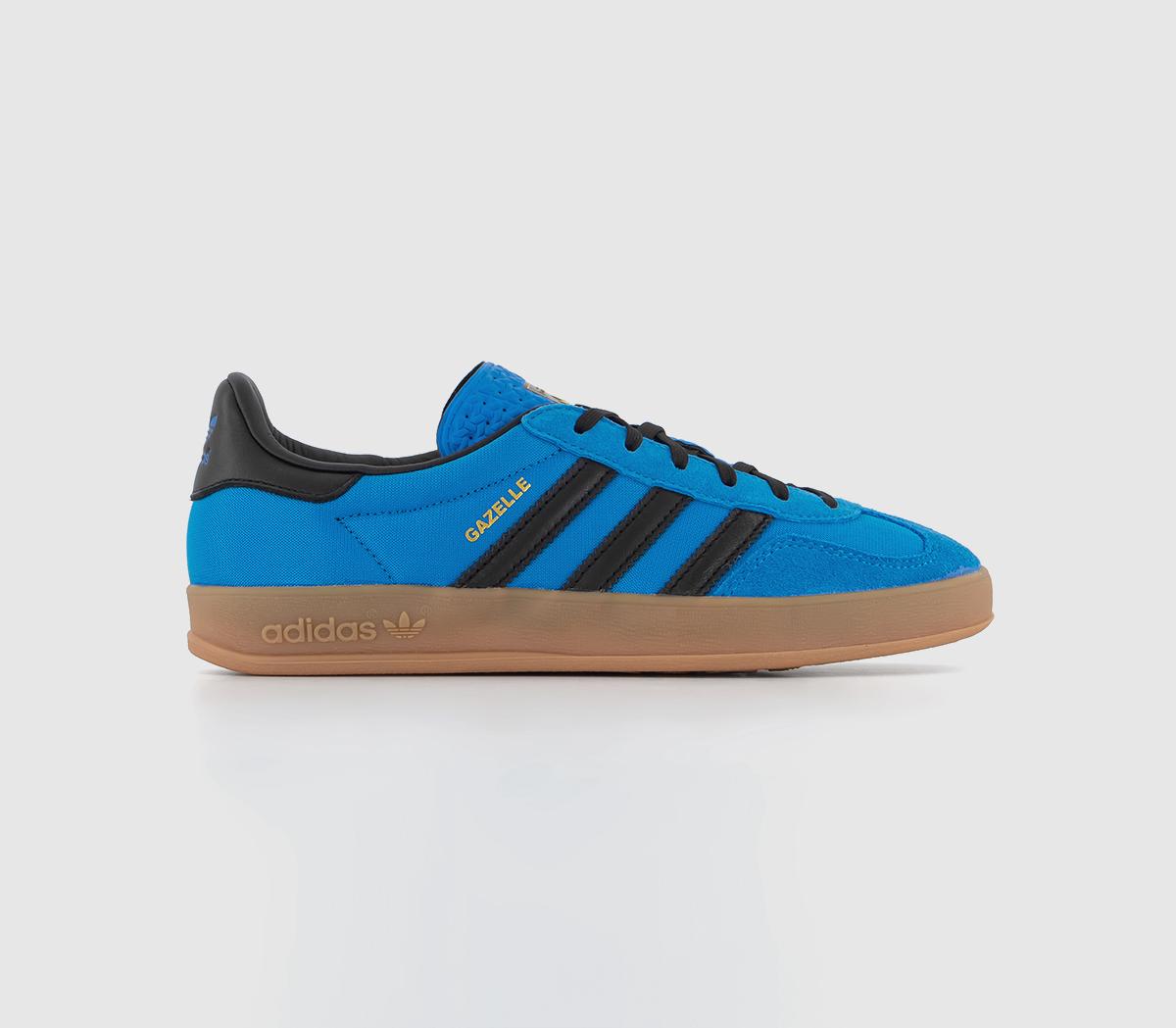 Adidas gazelle on sale blue black gum