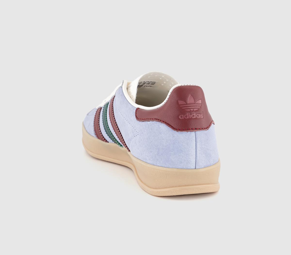 adidas gazelle silver green womens adidas Gazelle Indoor Blue Dawn Collegiate Burgundy main image 0