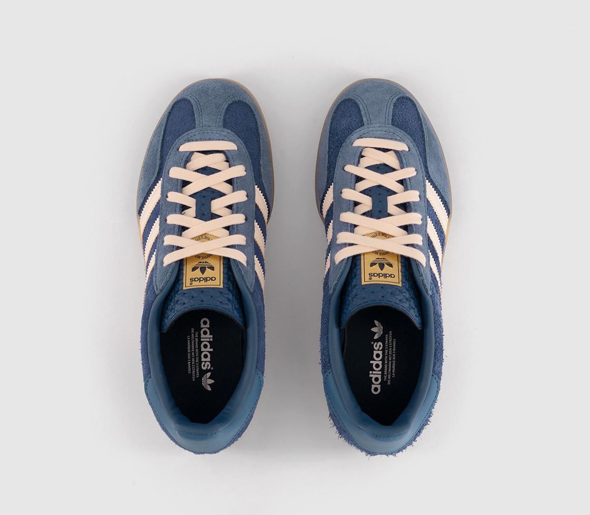 adidasGazelle Indoor TrainersDark Blue Bliss Orange Preloved Ink