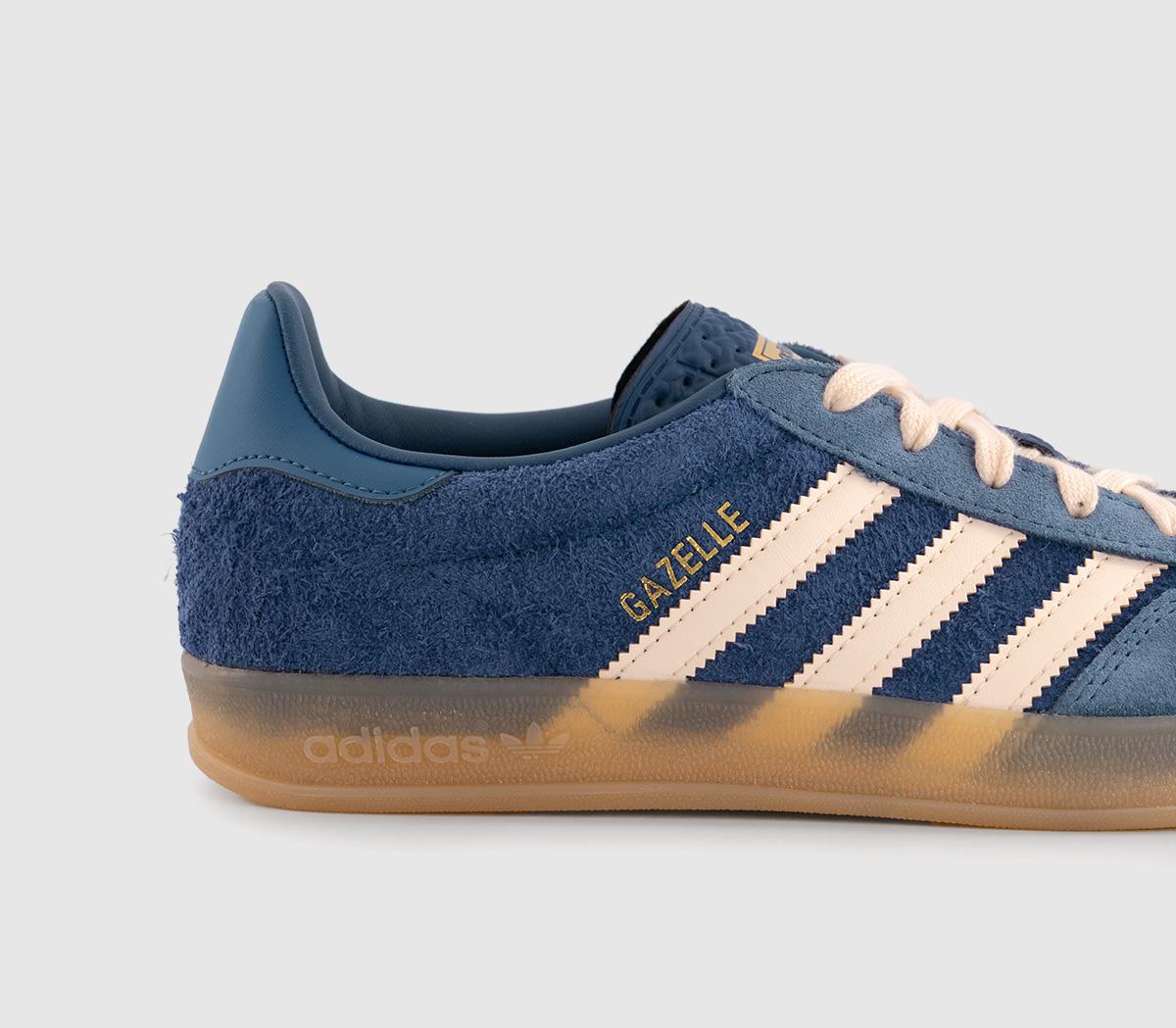 adidasGazelle Indoor TrainersDark Blue Bliss Orange Preloved Ink