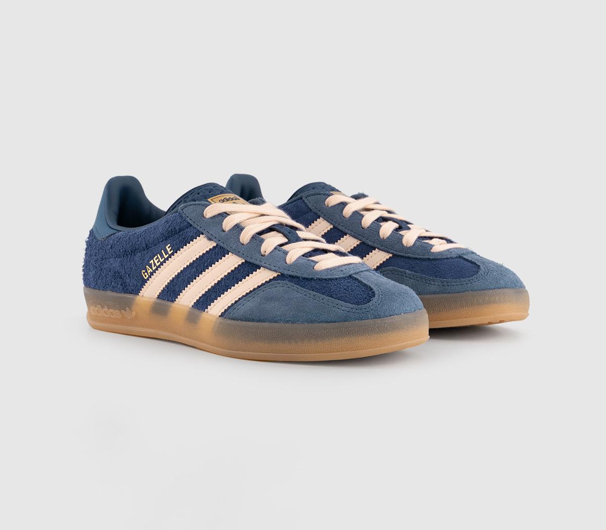 adidasGazelle Indoor TrainersDark Blue Bliss Orange Preloved Ink