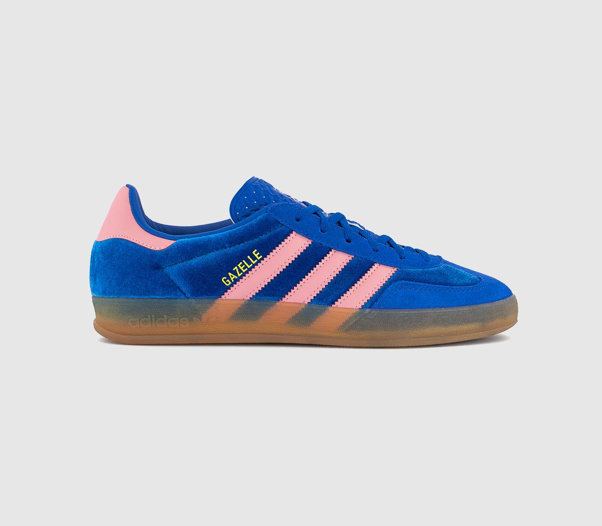 adidasGazelle Indoor TrainersBlue Semi Pink Spark Gum