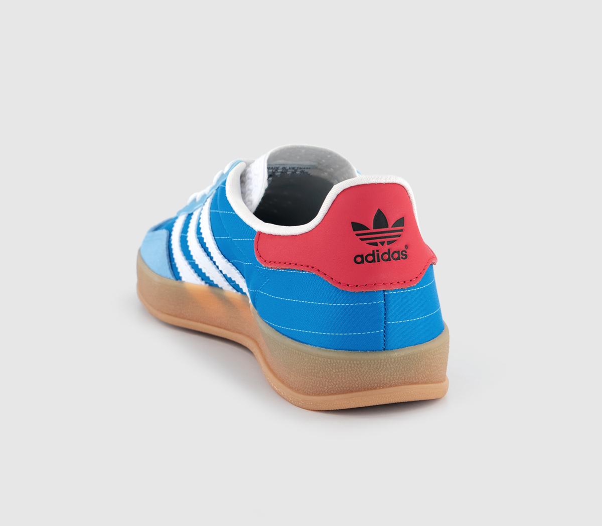 adidasGazelle Indoor TrainersBright Blue White Gum