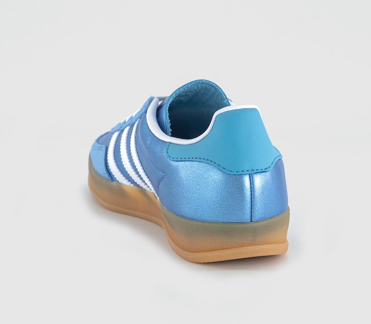 adidasGazelle Indoor TrainersBliss Blue White Metallic