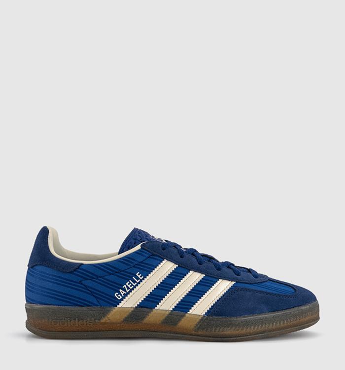 adidas Gazelle Indoor Trainers Victory Blue Night Indigo Cream White