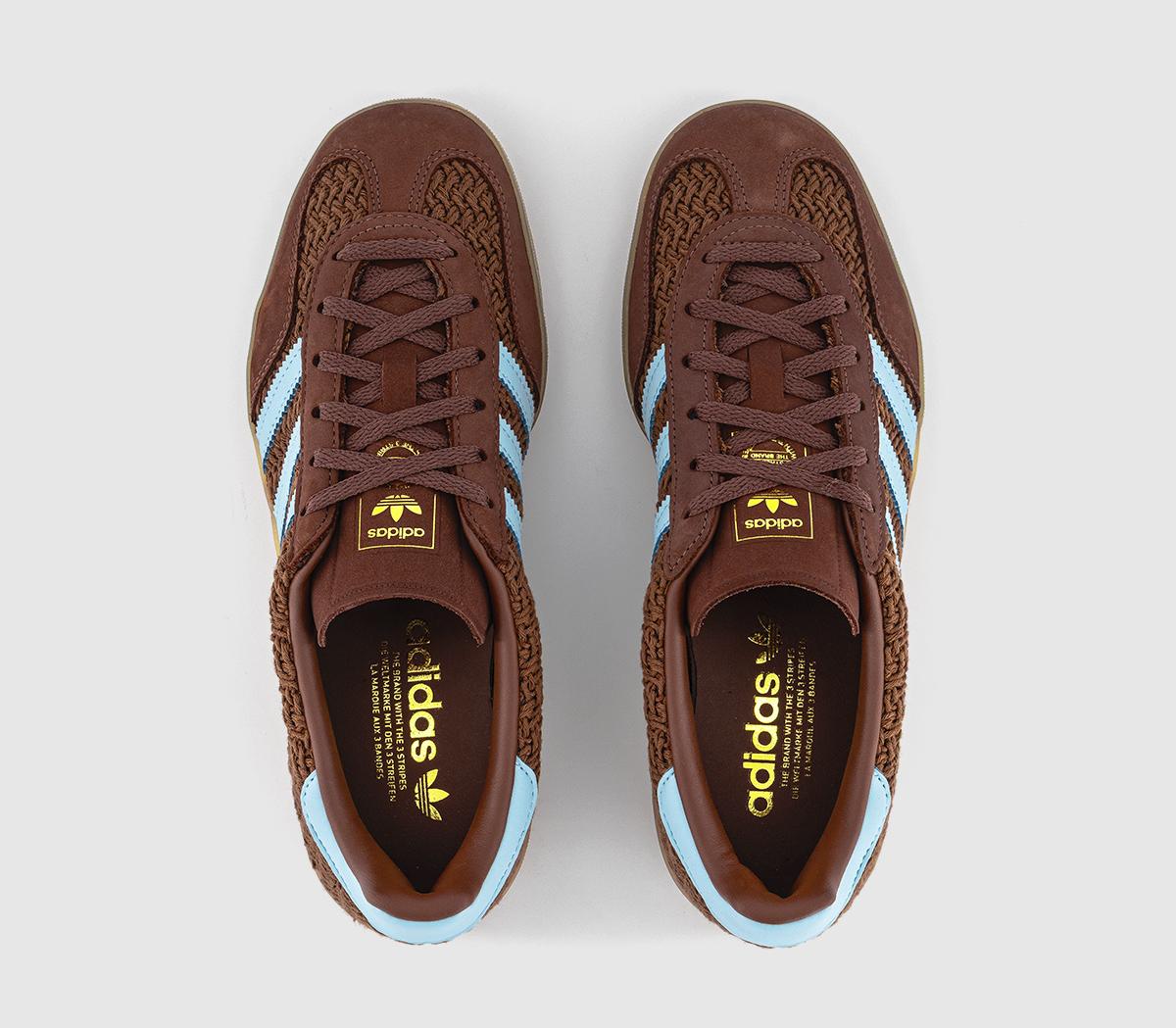 adidasGazelle Indoor Trainers adidasGazelle Indoor TrainersPreloved Brown Clear Sky Gum