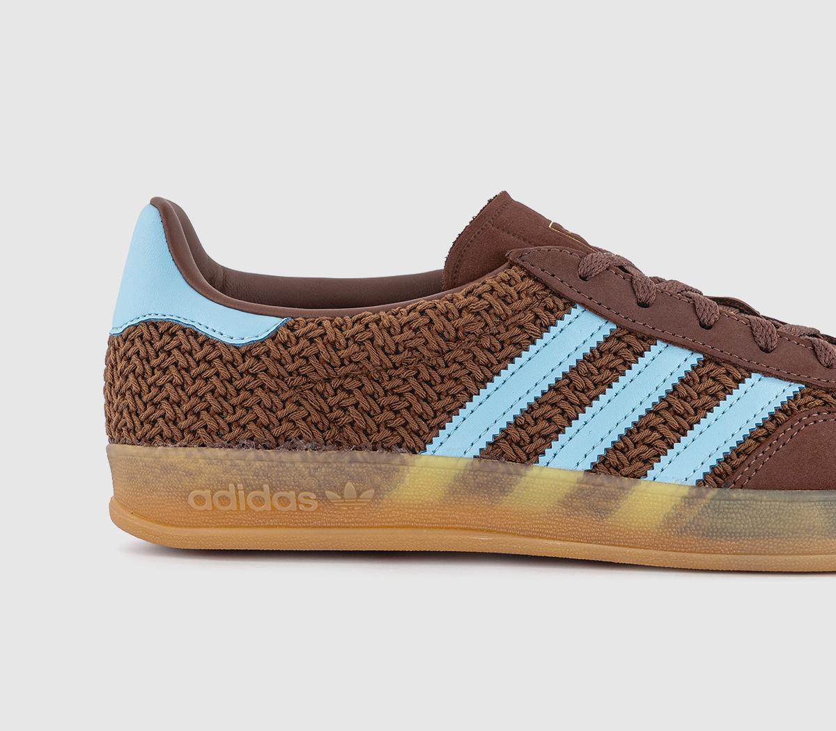 adidasGazelle Indoor Trainers adidasGazelle Indoor TrainersPreloved Brown Clear Sky Gum