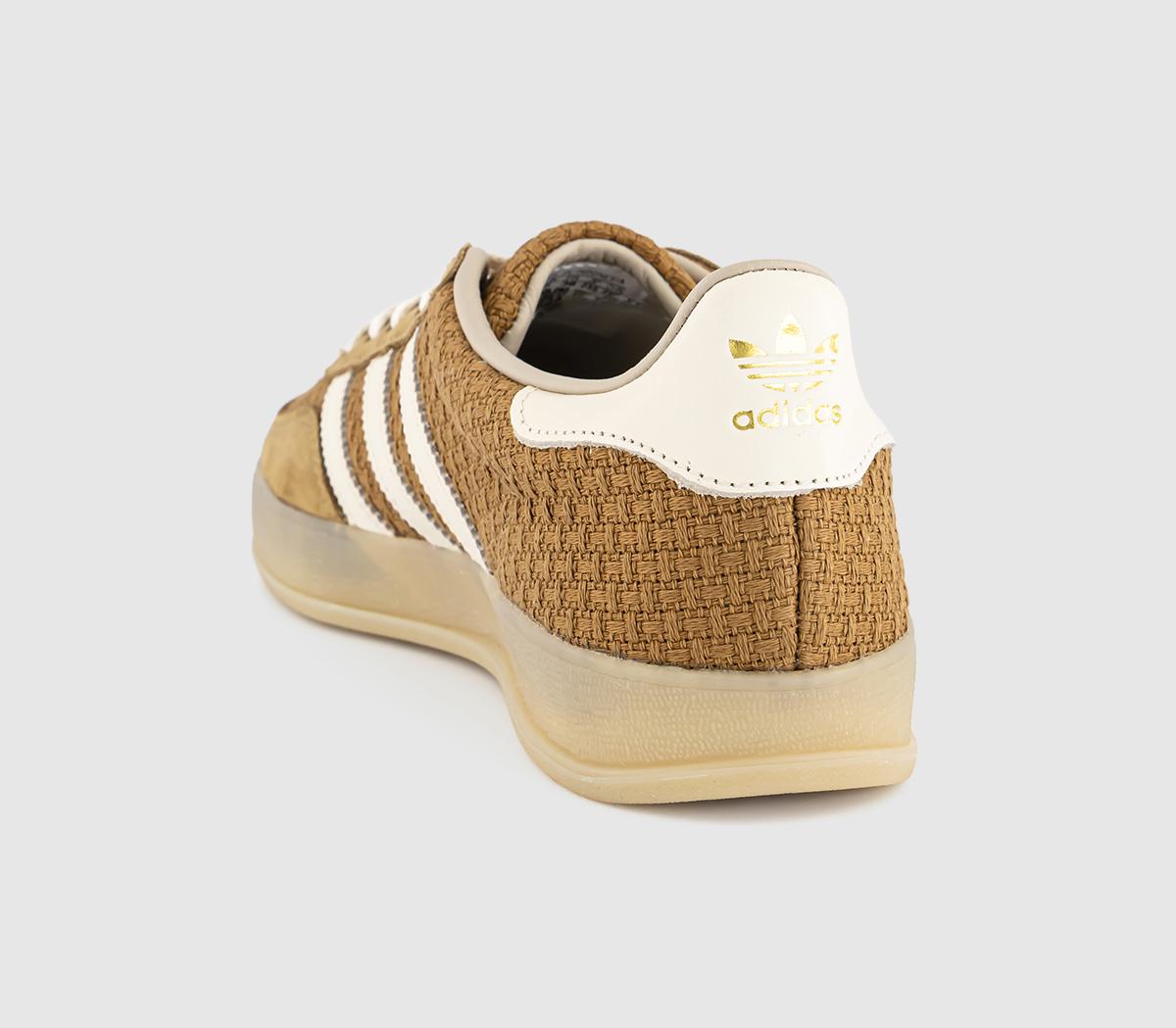 adidasGazelle Indoor TrainersBrown Desert Wonder White