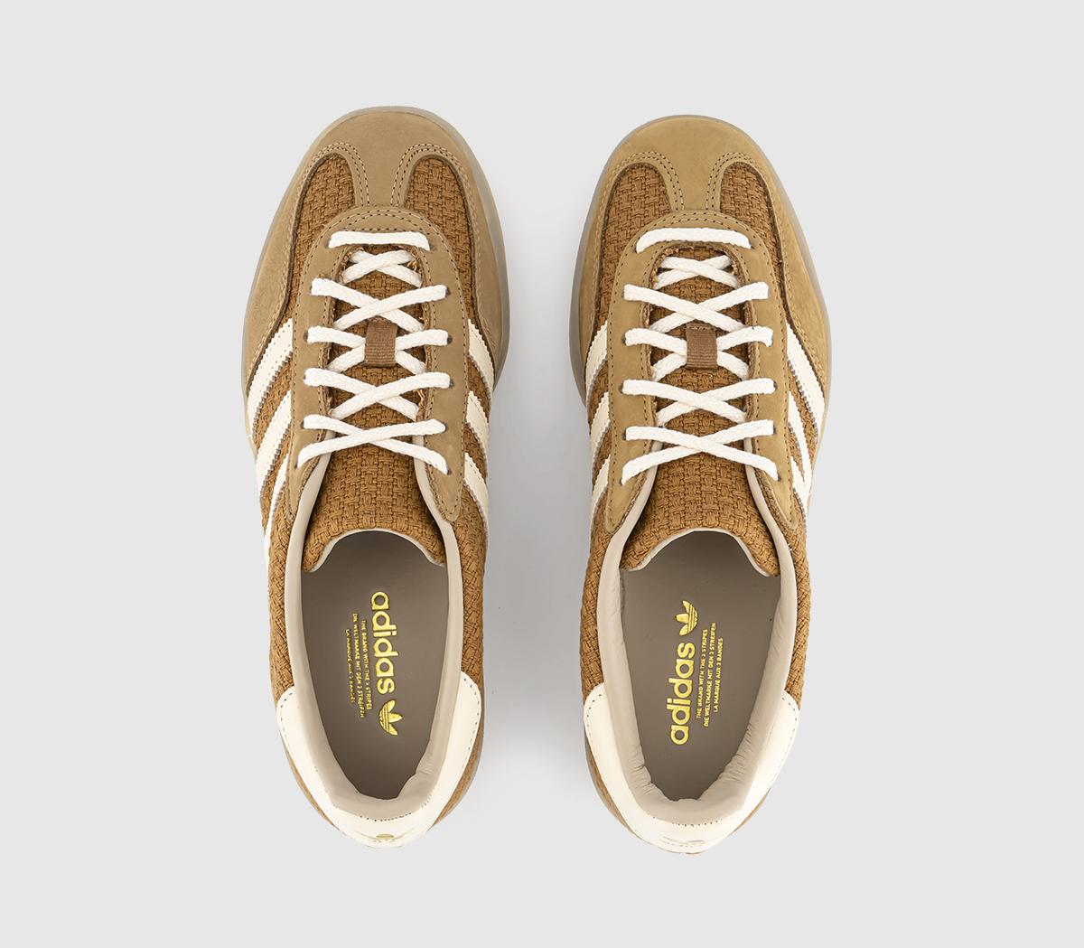 adidasGazelle Indoor TrainersBrown Desert Wonder White