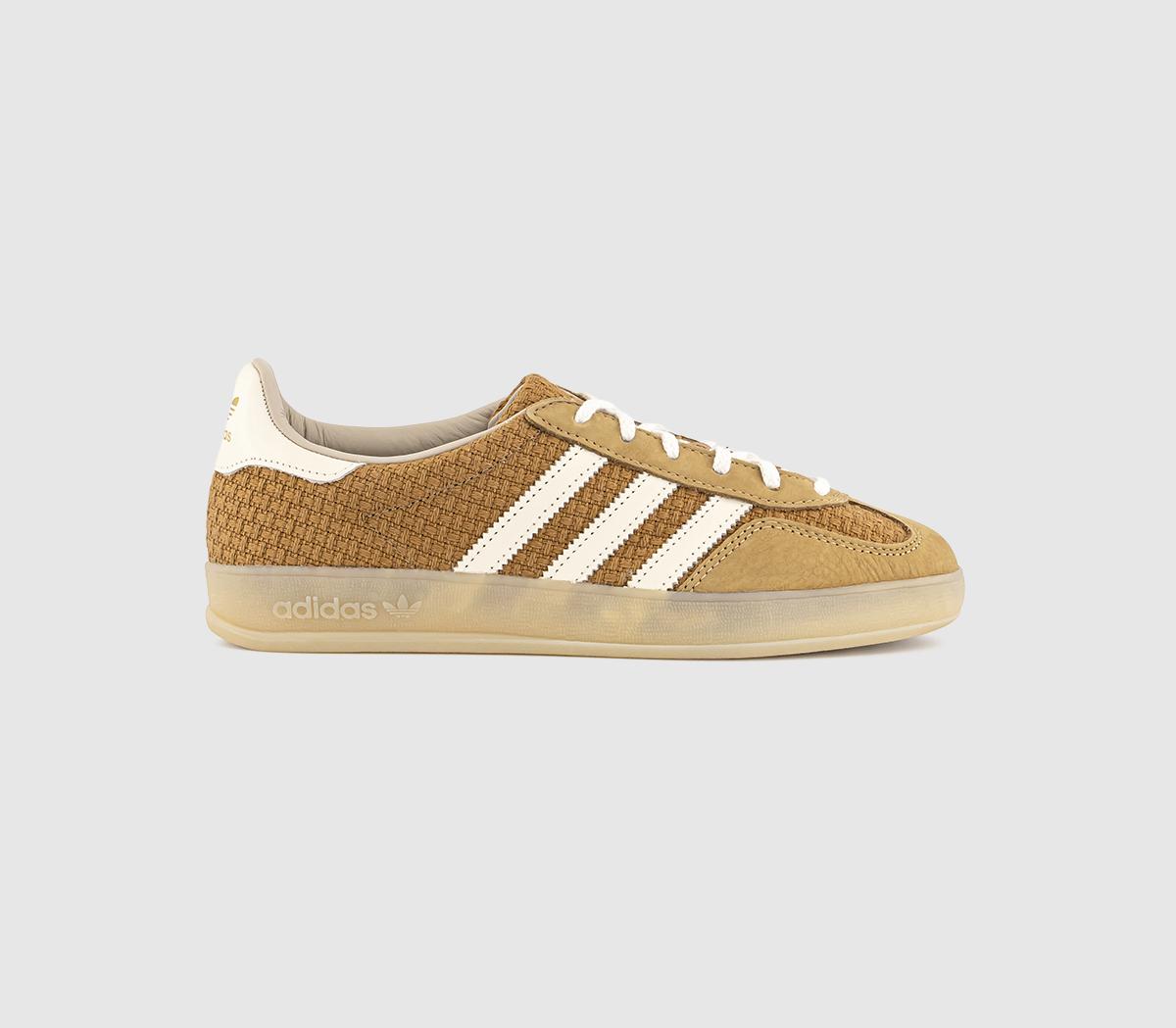 adidasGazelle Indoor TrainersBrown Desert Wonder White