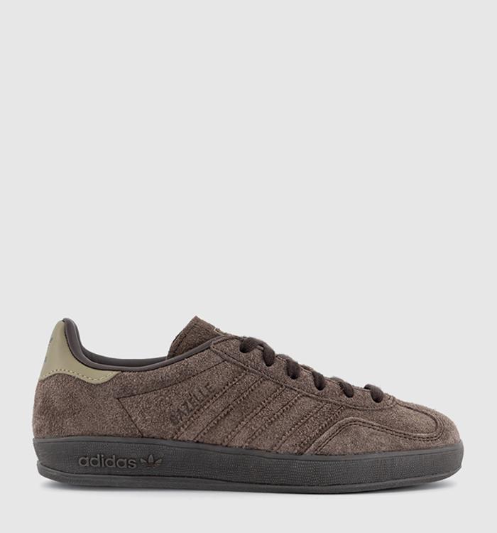 adidas Gazelle Indoor Trainers Dark Brown Dark Brown Orbit Green