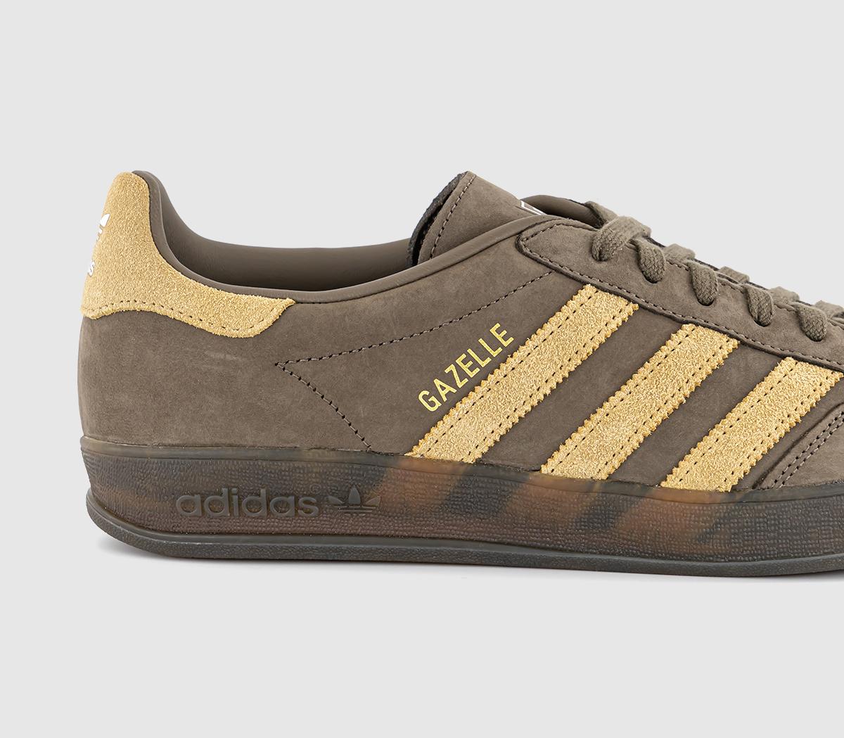 adidasGazelle Indoor TrainersCargo Brown Golden Beige