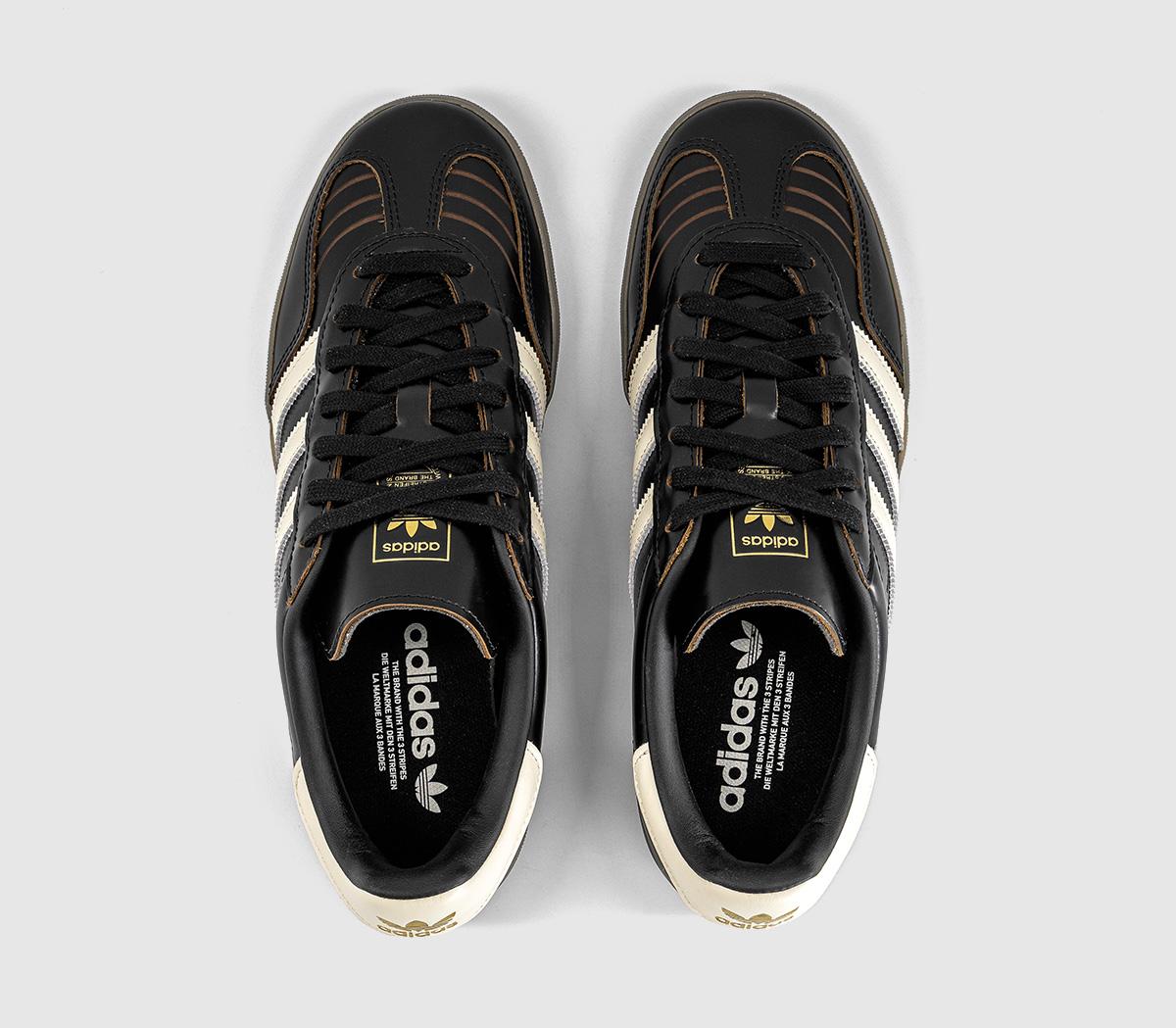 adidasGazelle Indoor TrainersCore Black Cream White Gum