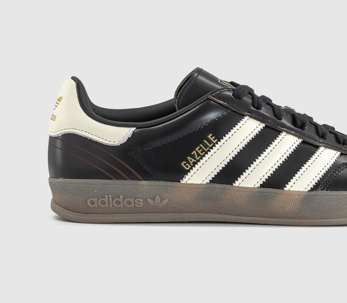 adidasGazelle Indoor TrainersCore Black Cream White Gum