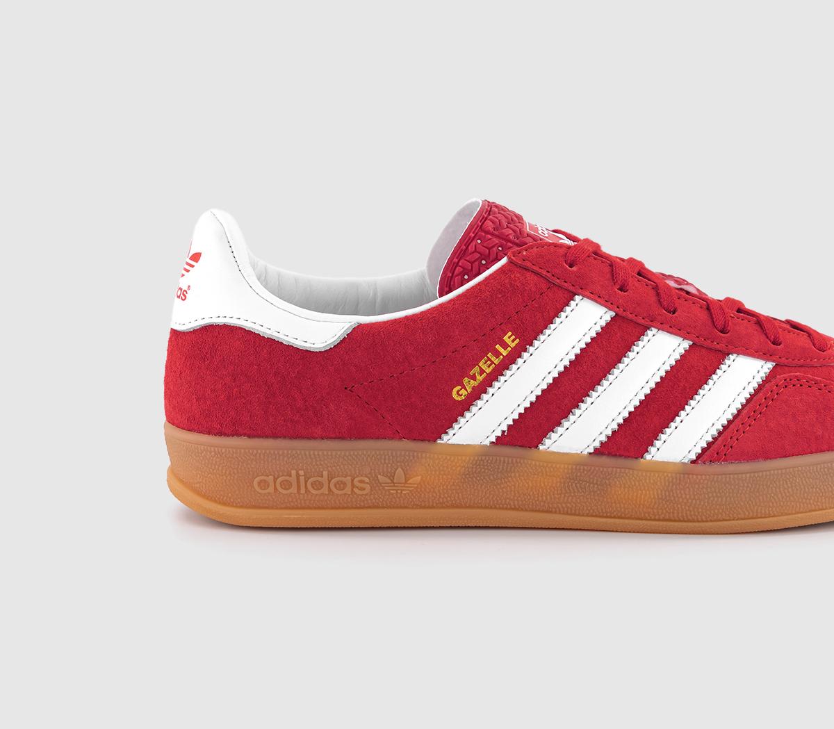 adidas Gazelle Indoor Trainers adidas Gazelle Indoor Trainers Maroon White Gum