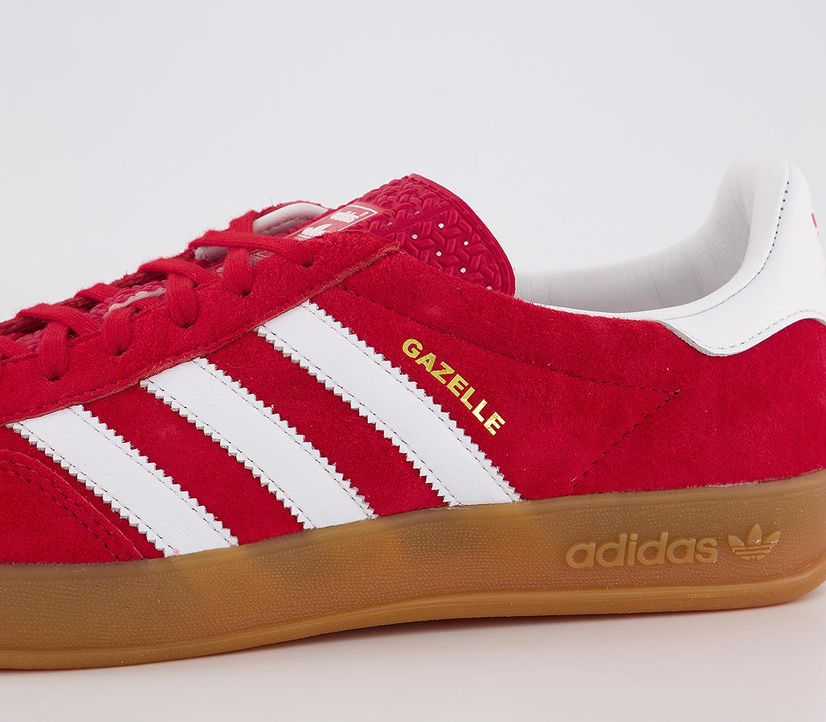 adidasGazelle Indoor TrainersMaroon White Gum