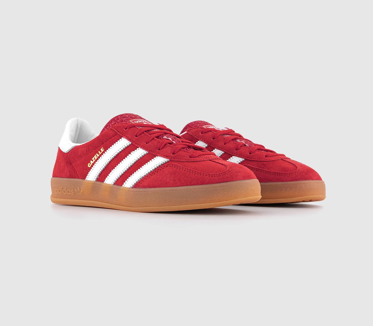 adidasGazelle Indoor TrainersMaroon White Gum