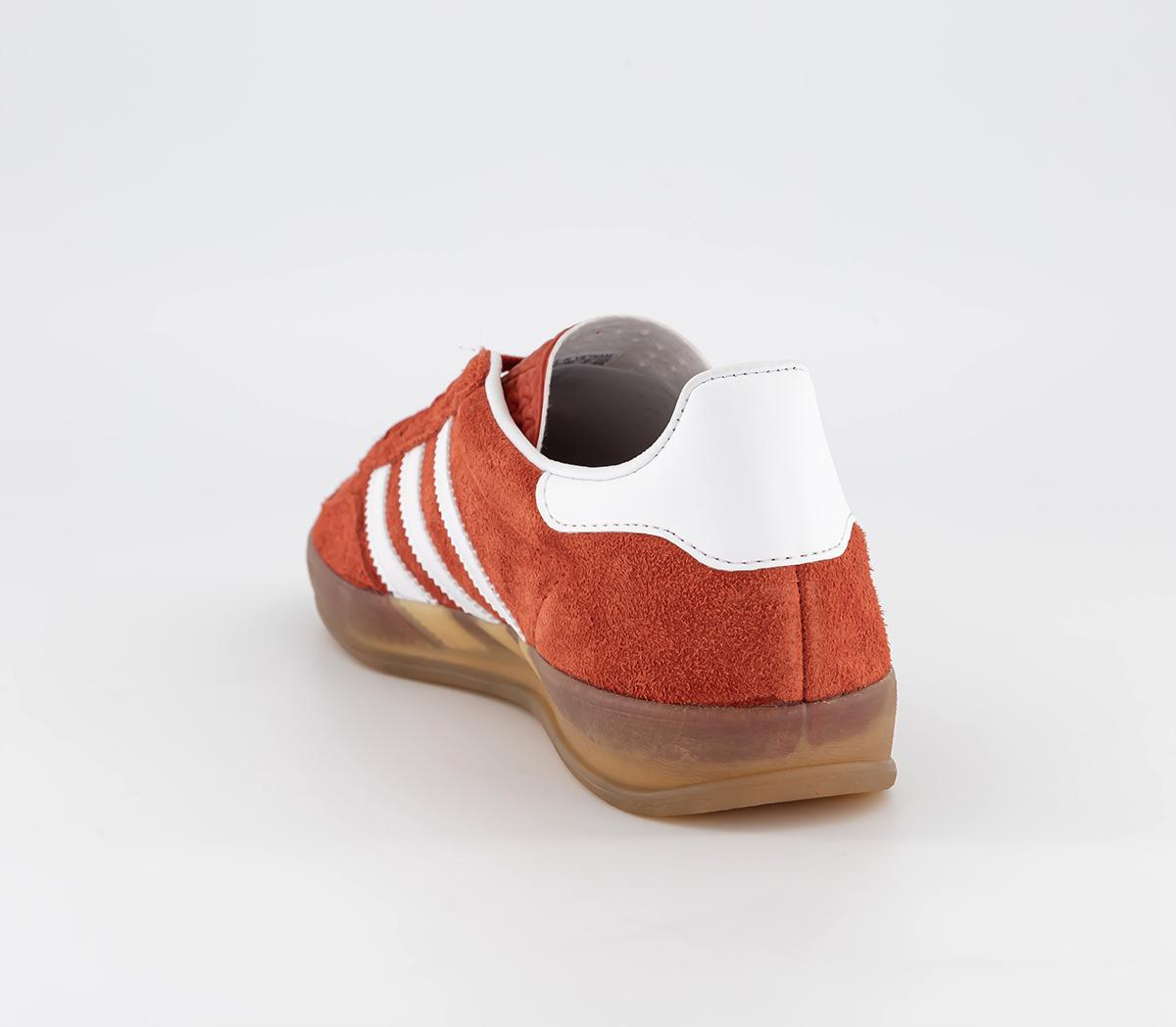adidasGazelle Indoor TrainersBlood Orange White Gum