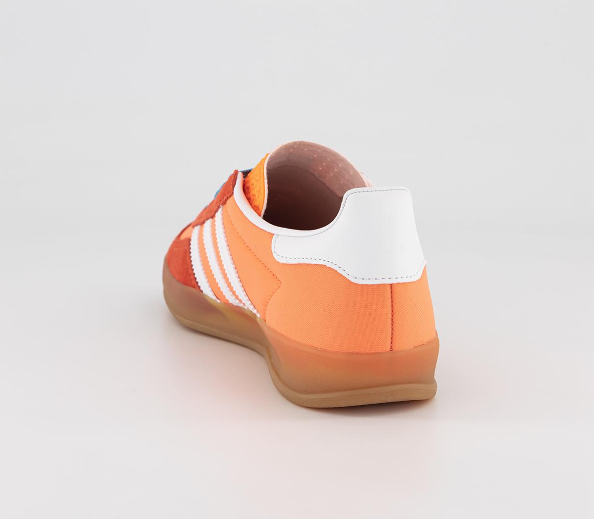 adidasGazelle Indoor Trainers Beam Orange White Gum