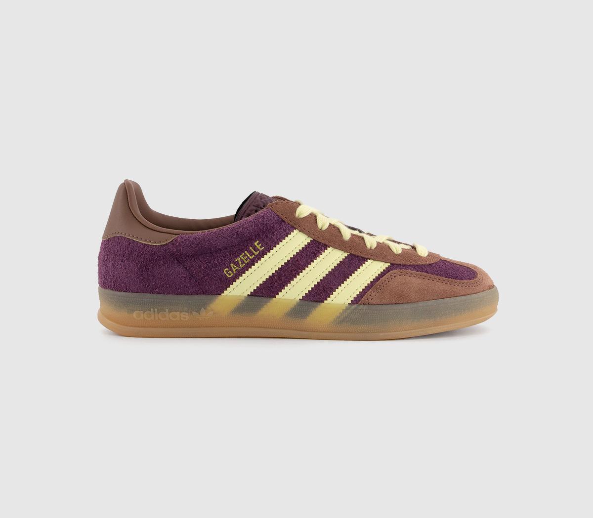 adidasGazelle Indoor TrainersMaroon Almost Yellow Preloved Brown