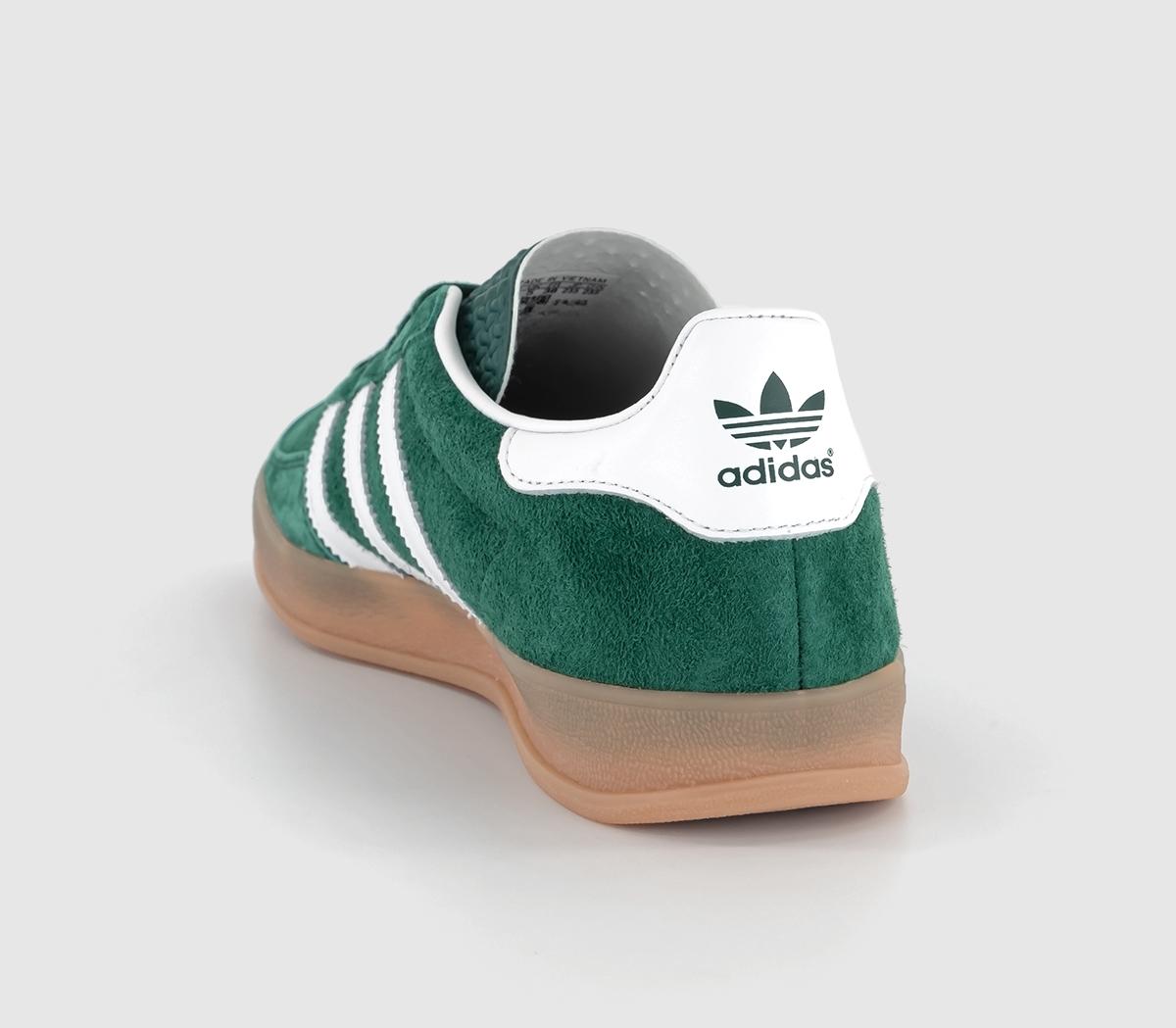 Adidas Gazelle Indoor Trainers Collegiate Green White Gum Adidas Gazelle