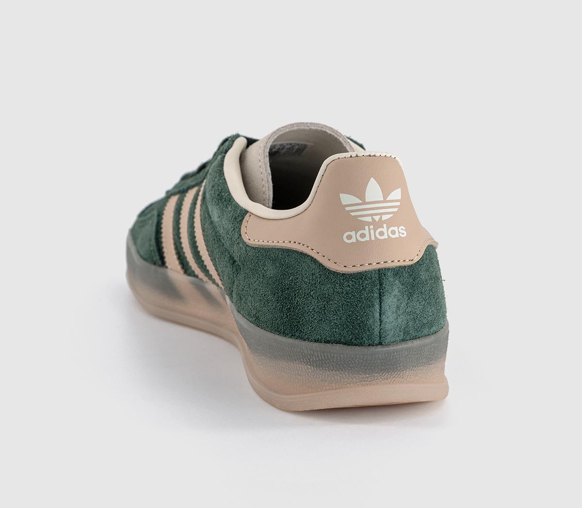 adidasGazelle Indoor Trainers adidasGazelle Indoor TrainersShadow Green Warm Sandstone Wonder White