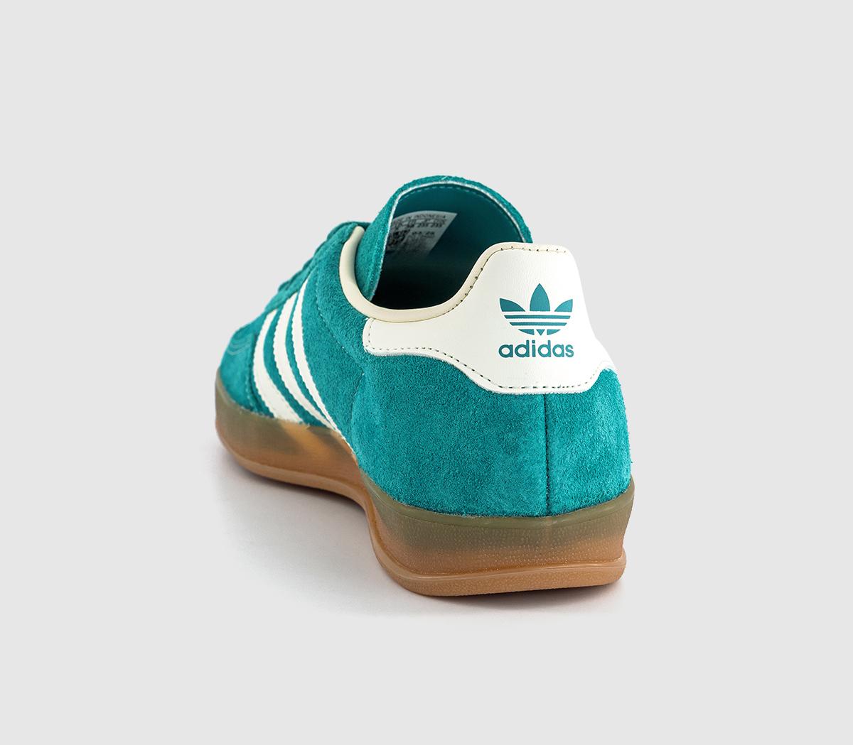 adidasGazelle Indoor TrainersPure Teal Offwhite Gold Metallic