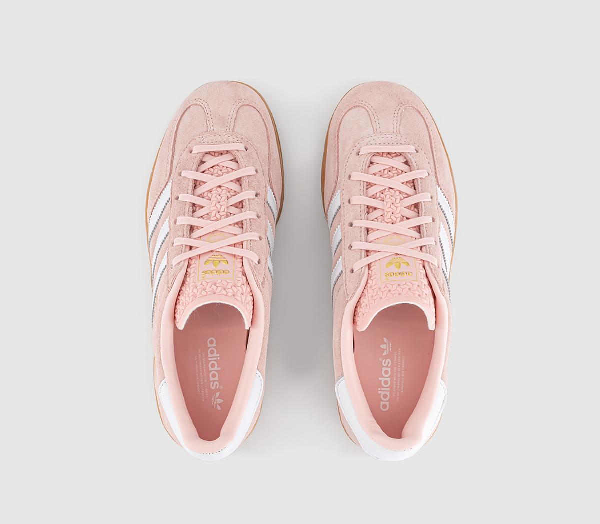 adidasGazelle Indoor TrainersSandy Pink White Gum