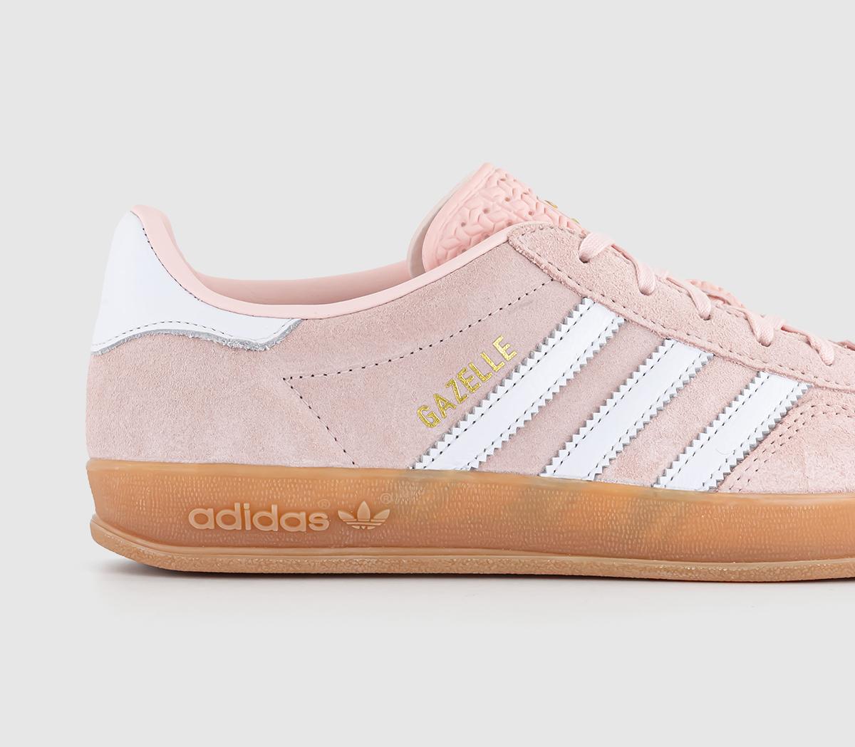 adidasGazelle Indoor TrainersSandy Pink White Gum