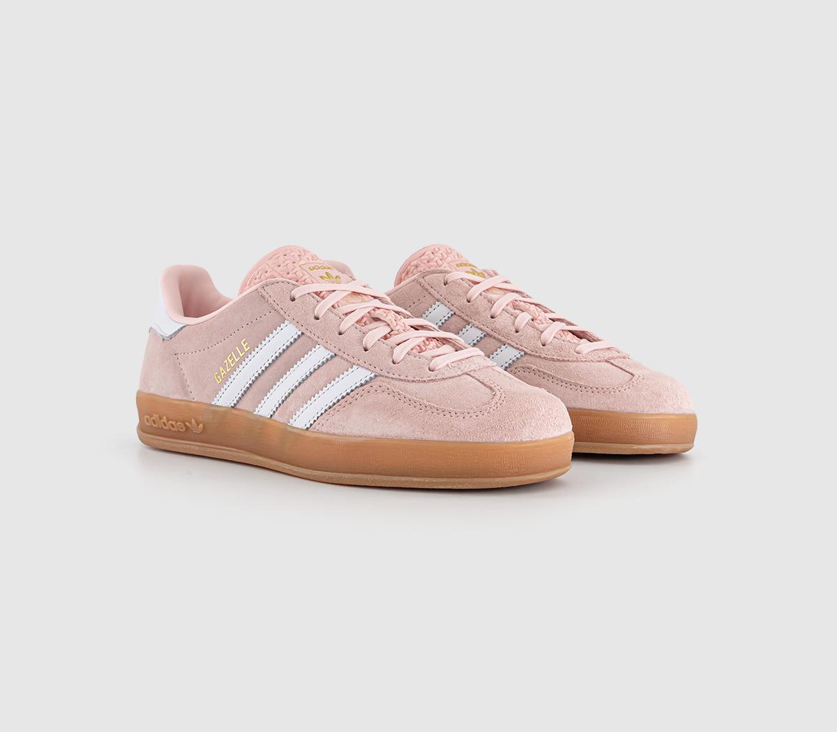 adidasGazelle Indoor TrainersSandy Pink White Gum