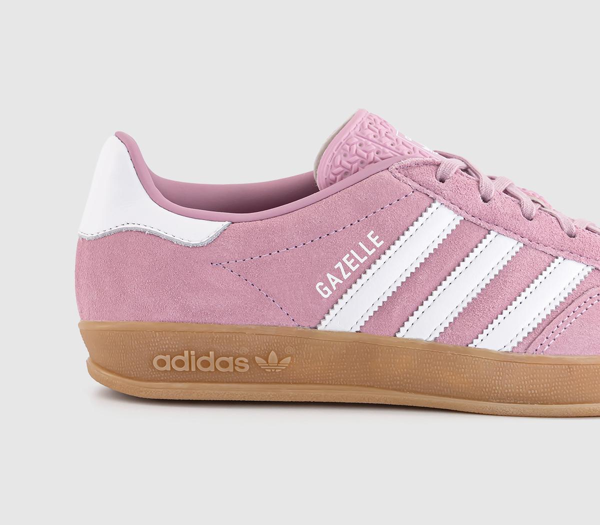 adidasGazelle Indoor Trainers adidasGazelle Indoor TrainersBliss Lilac White Gum
