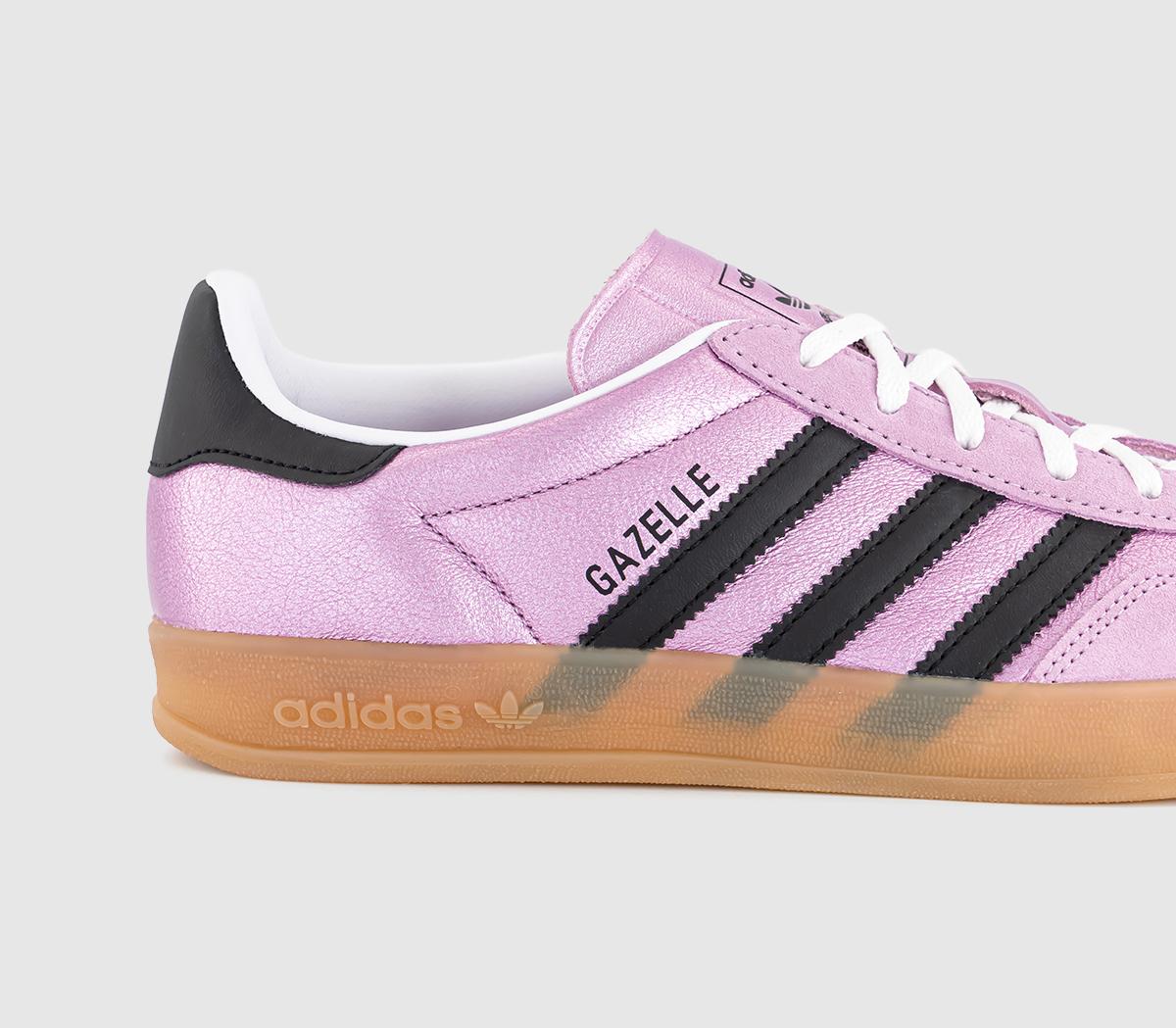 adidasGazelle Indoor TrainersBliss Lilac Black Metallic