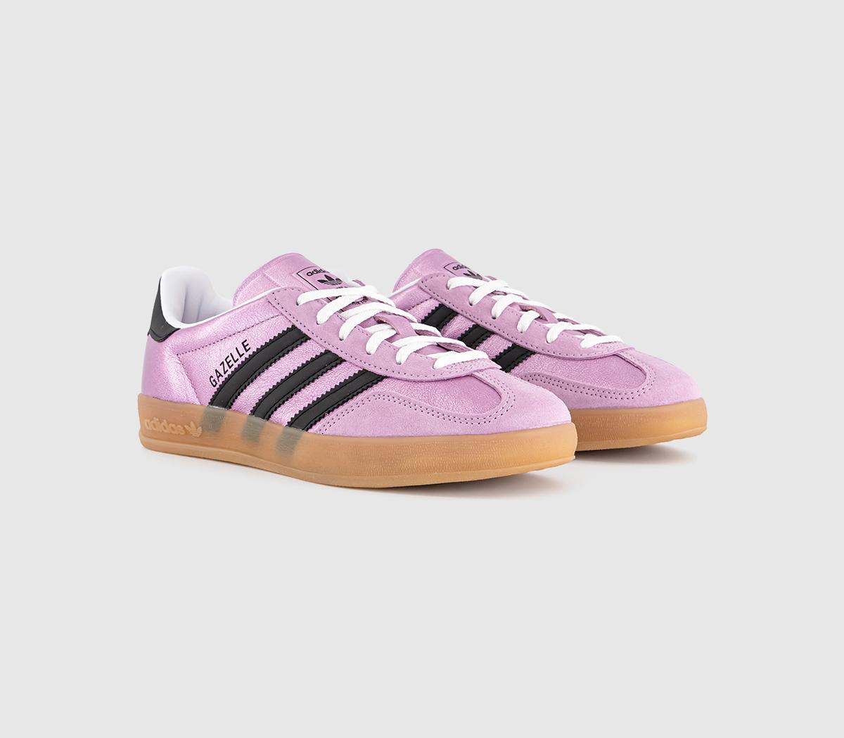 adidasGazelle Indoor TrainersBliss Lilac Black Metallic