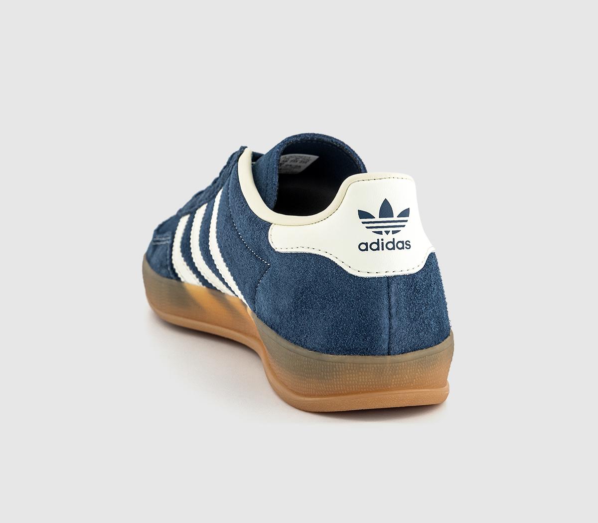 adidasGazelle IndoorNight Indigo Offwhite Gold Metallic