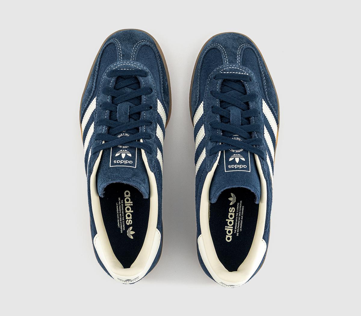 adidasGazelle IndoorNight Indigo Offwhite Gold Metallic