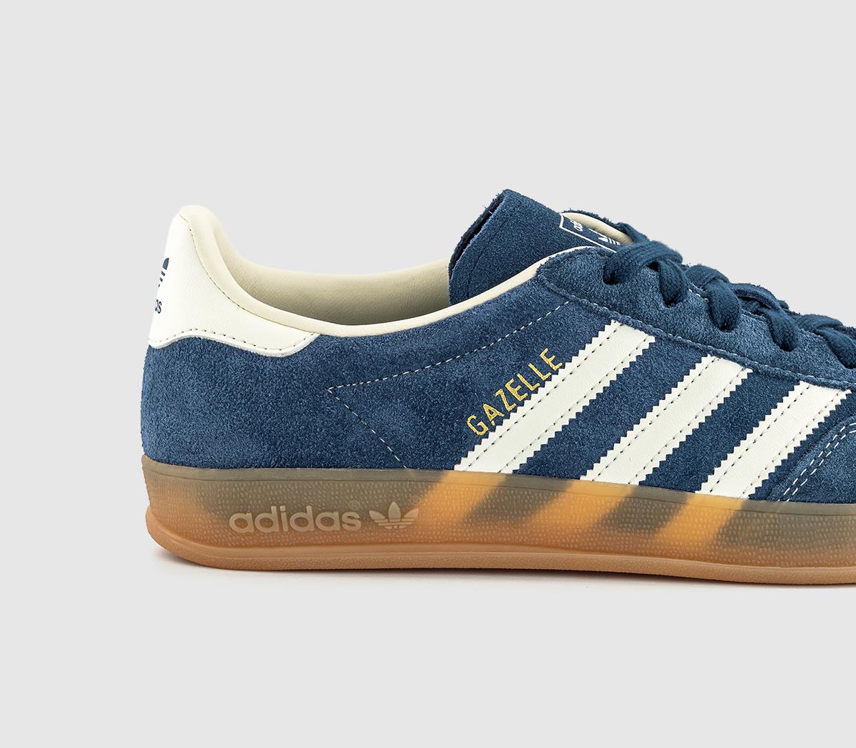 adidasGazelle IndoorNight Indigo Offwhite Gold Metallic