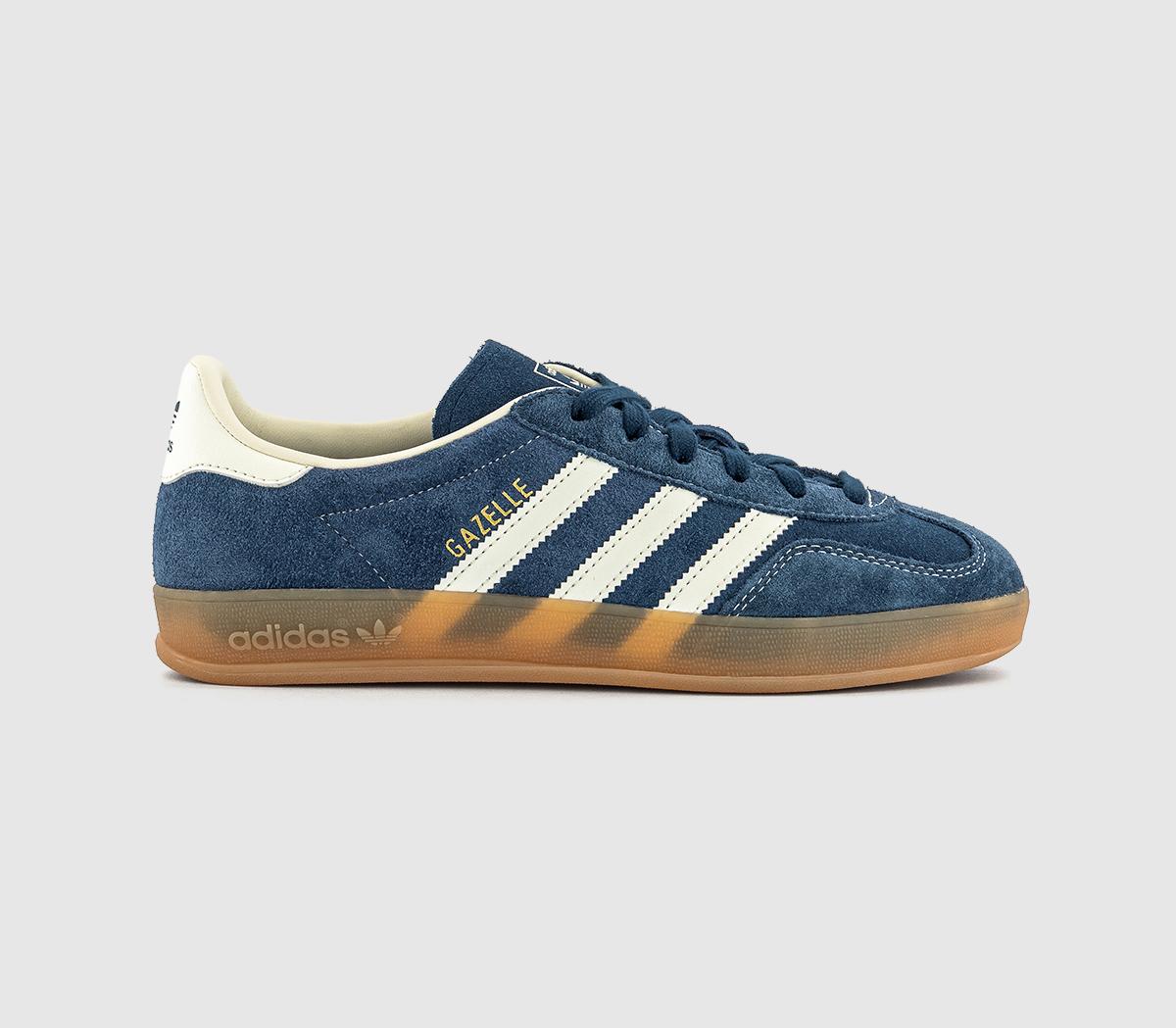 adidasGazelle IndoorNight Indigo Offwhite Gold Metallic