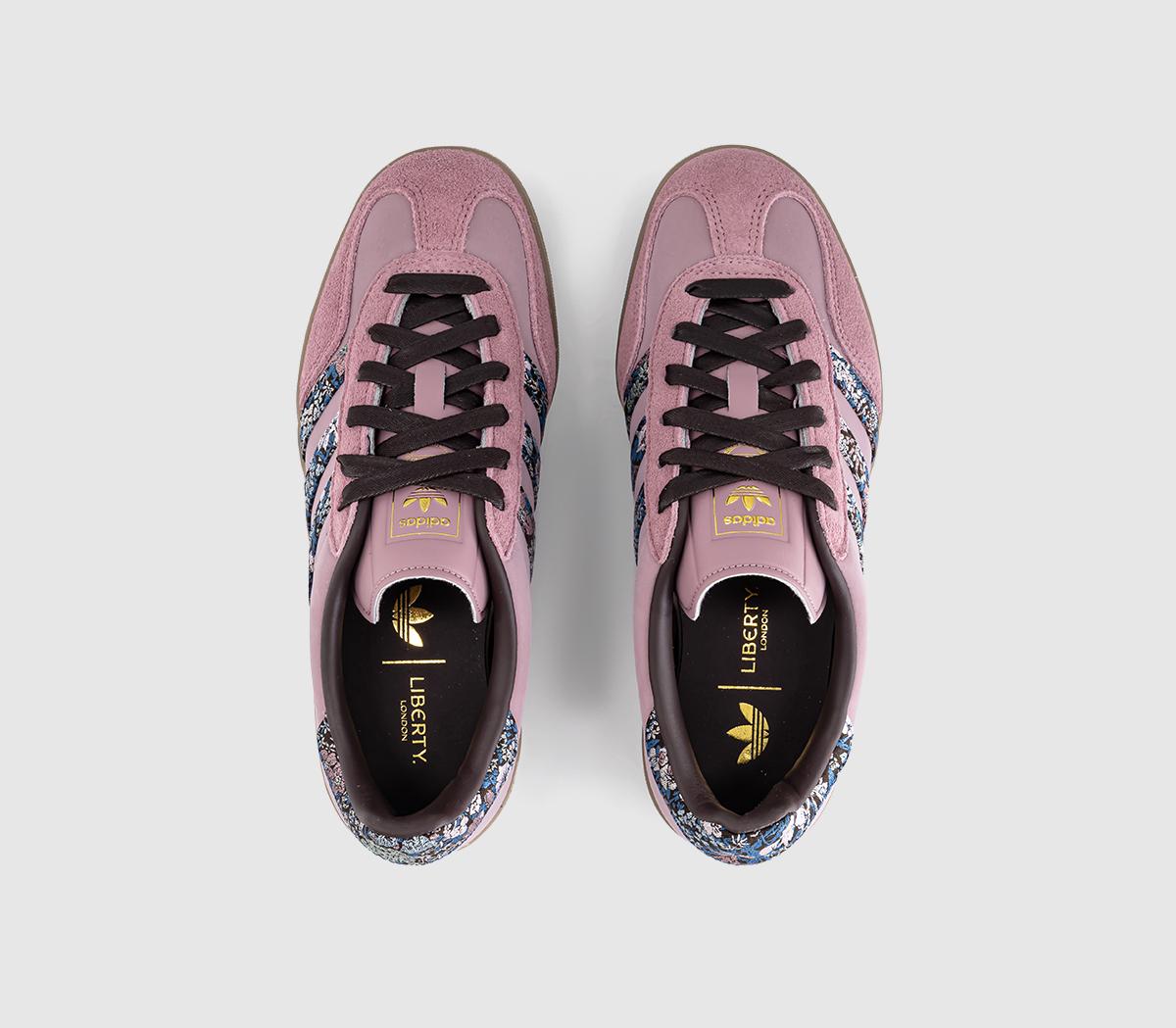 adidasGazelle Indoor TrainersLiberty Magic Mauve Aurora Coffee Gum
