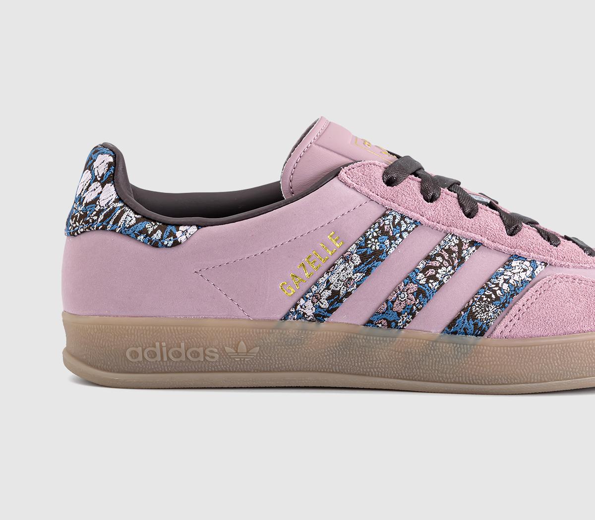 adidasGazelle Indoor TrainersLiberty Magic Mauve Aurora Coffee Gum