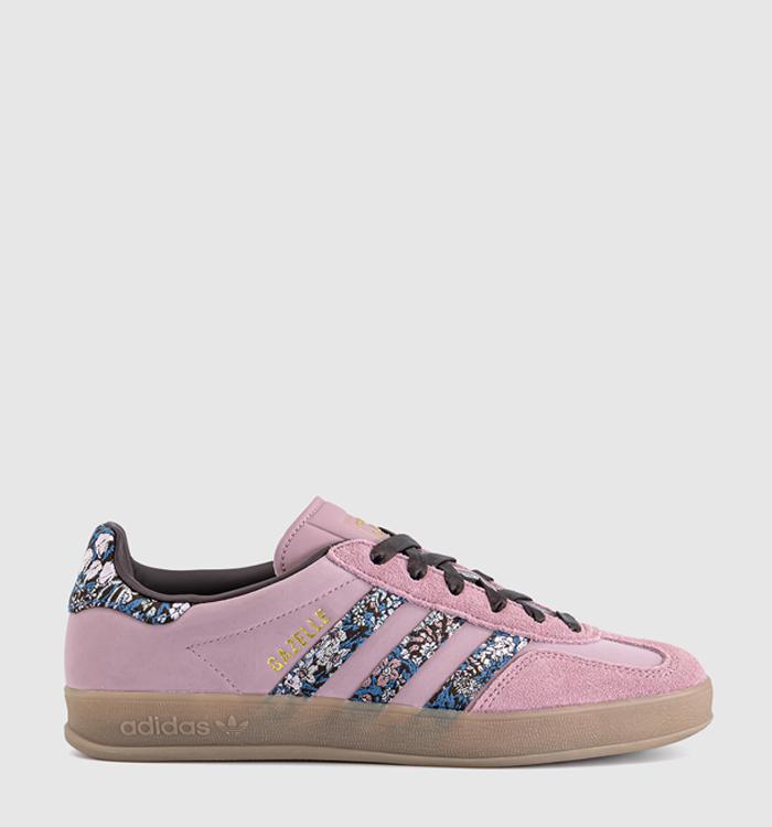 adidas Gazelle Indoor Trainers Liberty Magic Mauve Aurora Coffee Gum
